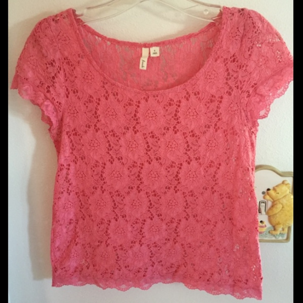 Pink Lace T-Shirt